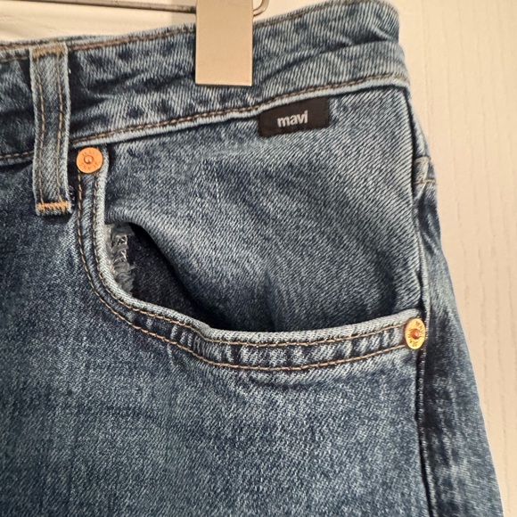 Mavi Indigo Straight Leg Jeans - Picture 3 of 10